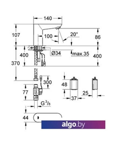 Смеситель Euroeco Cosmopolitan E 36271000 Grohe