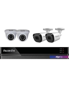 Гибридный видеорегистратор FE-104MHD KIT Офис SMART Falcon eye