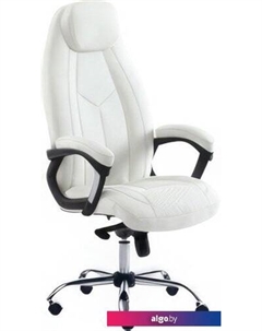 Кресло Boss Lux (кожзам, белый) Tetchair