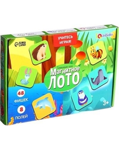 Развивающая игра Zabiaka IQ Магнитное лото / 10697363