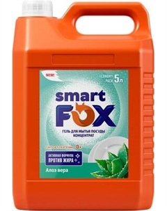 Средство для мытья посуды Smart FOX Алоэ вера / 190051 Smart fox