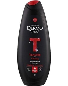 Гель для душа Dermomed Tone для мужчин с женьшенем