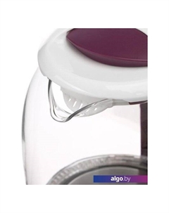 Электрочайник WEK-1704G (белый/фиолетовый) Willmark