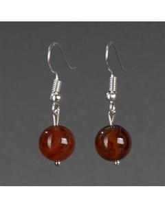 Серьги Wolves Элитный Агат 40768 №2