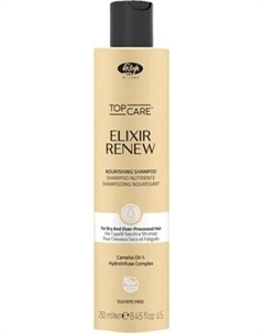 Шампунь для волос Top Care Elixir Renew Увлажняющий и восстанавливающий Lisap