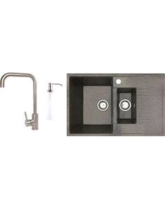 Мойка кухонная со смесителем БелЭворс Forma L + смеситель W4998-4 + дозатор L405-1 Белэворс