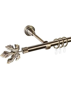 Карниз для штор АС ФОРОС Prime D16Г + наконечники клен Ас форос