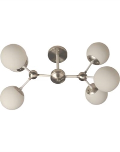 Потолочный светильник Mirastyle BL-8255/6 SN+WT