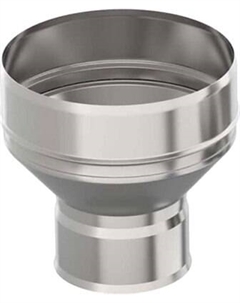 Переходник для дымохода UMKPRO ф 200х198 AISI 439/1.0мм Umkpro