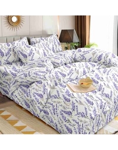 Комплект постельного белья Люпины 1.5сп / 150-0430 Царство сновидений
