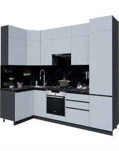 Кухонный гарнитур ВерсоМебель Эко Премиум 1.2x2.7 левая Версомебель