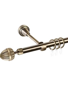 Карниз для штор АС ФОРОС Prime D16Г + наконечники Милано Ас форос