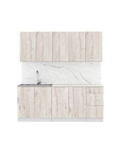 Кухонный гарнитур Артём-Мебель Оля СН-114 без стекла МДФ 2.0м Артём-мебель