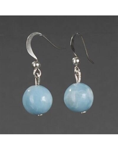 Серьги Wolves Элитный Ларимар 40953 №1