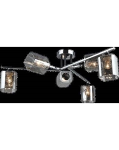 Потолочный светильник Mirastyle SX-N-2191/6 CH+BK
