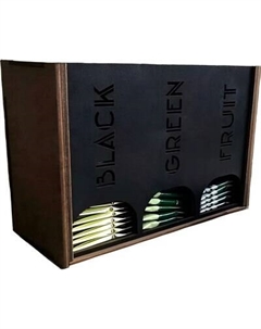 Органайзер для чайных пакетиков ОМурМебель Вертикальный с резкой Омурмебель