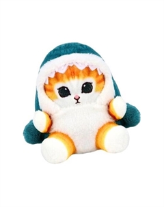 Мягкая игрушка Pomposhki Котейка Акуленок / 9941674