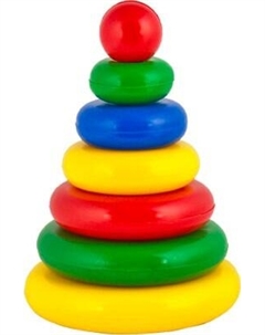 Развивающая игрушка Выдувка. Пирамидка Малышок-6Ш / 01602 Десятое королевство