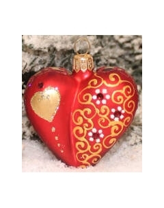 Елочная игрушка Orbital Сердечко / 200-044