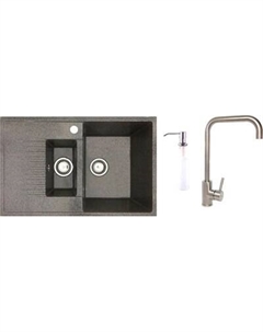 Мойка кухонная со смесителем БелЭворс Forma R + смеситель W4998-4 + дозатор L405-1 Белэворс