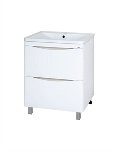 Тумба с умывальником Misty Атлантик 60 / П-Атл-01060-0112Я+10.020.00600.001