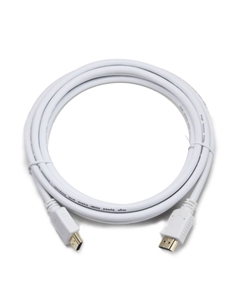Кабель Cablexpert HDMI v2.0 1.8м экран позол.разъемы белый пакет CC-HDMI4-W-6