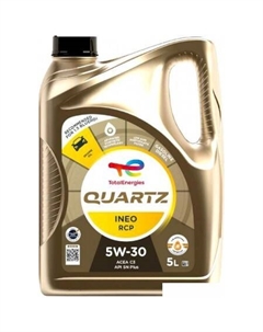 Моторное масло Quartz Ineo RCP 5W-30 5л Total