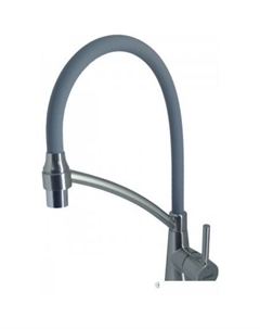 Смеситель L4399A-9 (сатин/серый) Ledeme