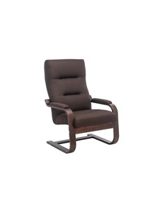 Кресло оскар коричневый 68x104x80 см Leset