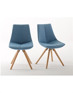 Комплект стульев asting голубой 48x81x54 см Laredoute