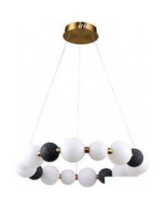 Припотолочная люстра Мони 07627-80.19 (черный) Kinklight