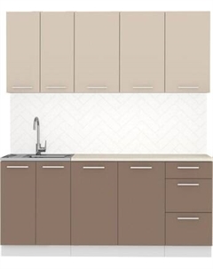 Кухонный гарнитур Артём-Мебель Оля СН-114 без стекла МДФ 1.8м Артём-мебель