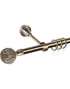 Карниз для штор АС ФОРОС Prime D16Г + наконечники Гуидо Ас форос