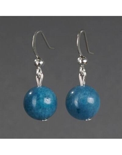 Серьги Wolves Элитный Апатит 40807 №1