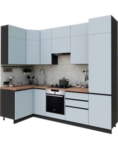 Кухонный гарнитур ВерсоМебель Эко Премиум 1.2x2.7 левая Версомебель