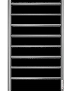 Полотенцесушитель электрический Terminus Аврора П8 500х850