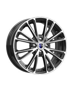 Литой диск K&K Меандр 16x6" 4x114.3мм DIA 67.1мм ET 40мм Алмаз черный K&k