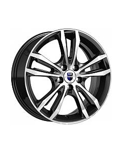 Литой диск Samara 16x6" 5x114.3мм DIA 67.1мм ET 45мм Алмаз черный K&k