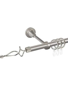 Карниз для штор АС ФОРОС Prime D16Г + наконечники Волна Ас форос