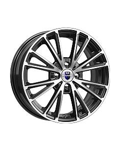 Литой диск Меандр (КС879) 16x6" 4x100мм DIA 67.1мм ET 45мм Алмаз черный K&k