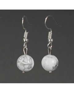 Серьги Wolves Элитный Кахолонг 40840 №2