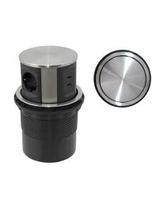 Блок розеточный AKS Nova Tor USB выдвижной Aks