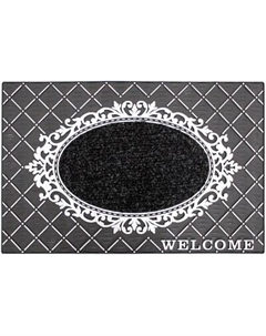 Коврик грязезащитный Tekstil Pvc Mat 45x70-MIRROR-SILVER-PVCMat Akuteks