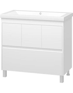 Тумба с умывальником Misty Алиса 90 / Э-Али01090-0112Я+10.150.00900.001