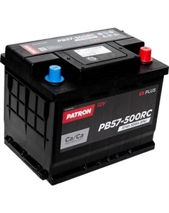 Автомобильный аккумулятор Patron Plus PB57-500RC Патрон