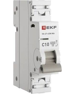 Выключатель автоматический EKF PROxima ВА 47-63N MA / M63MA6110C Ekf
