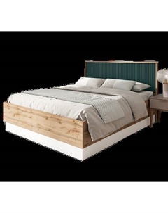 Полуторная кровать Зелль 140x200 / ECO.001.00068.140-200.376WML/6004-2 Ecowood