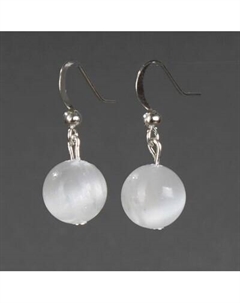 Серьги Wolves Элитный Селенит 40981 №1