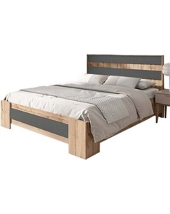 Полуторная кровать Ивдель 120x200 / ECO.001.00069.120-200.376WML/665PO-2 Ecowood