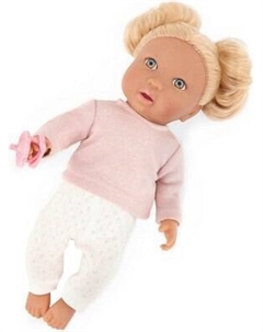 Пупс с аксессуарами Со светлыми волосами в розовой кофте / LBY7270 Lullababy